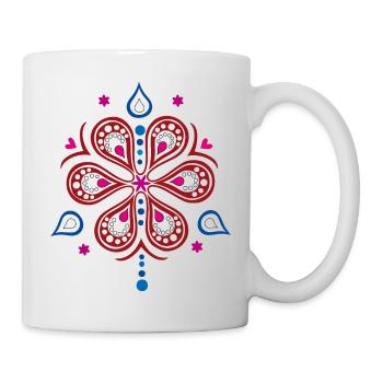 Ornement, fantaisie - Mug blanc - blanc - Droite