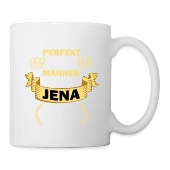 Jena Deutschland Stadt Heimat Männer Perfekt - Tasse - Weiß - Rechts