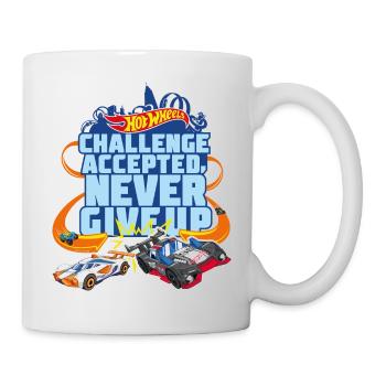 Hot Wheels Never Give Up - Tasse - Weiß - Rechts