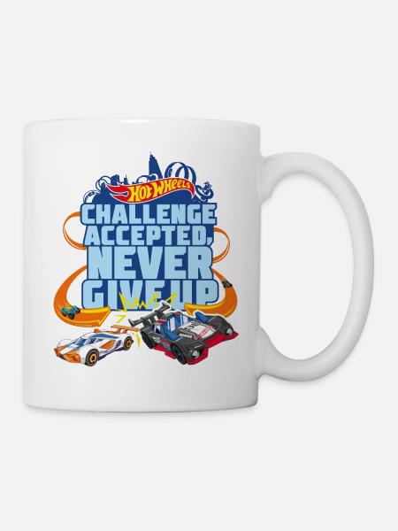 Hot Wheels Never Give Up - Mug blanc - blanc