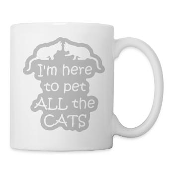 Pet All The Cats - Mug - white - Right
