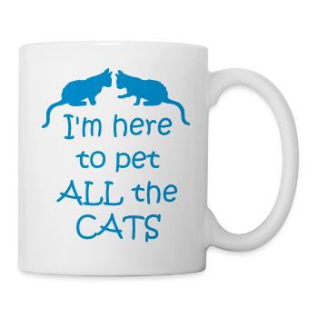 Pet All The Cats - Mug - white - Right
