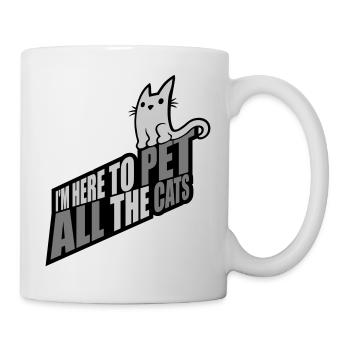 Pet All The Cats - Mug - white - Right