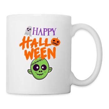 Halloween 🎃 Maskieren Halloween Kostüm - Tasse - Weiß - Rechts