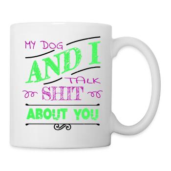 fun american flag beagle dog lover adorable beagle - Mug - white - Right