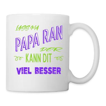 lustig lustiger spruch zusammenhalt witzig - Tasse - Weiß - Rechts