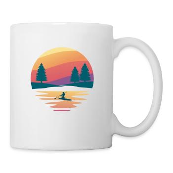 Stand Up Paddle SUP Board Mountain Lake, Incroyable - Mug blanc - blanc - Droite