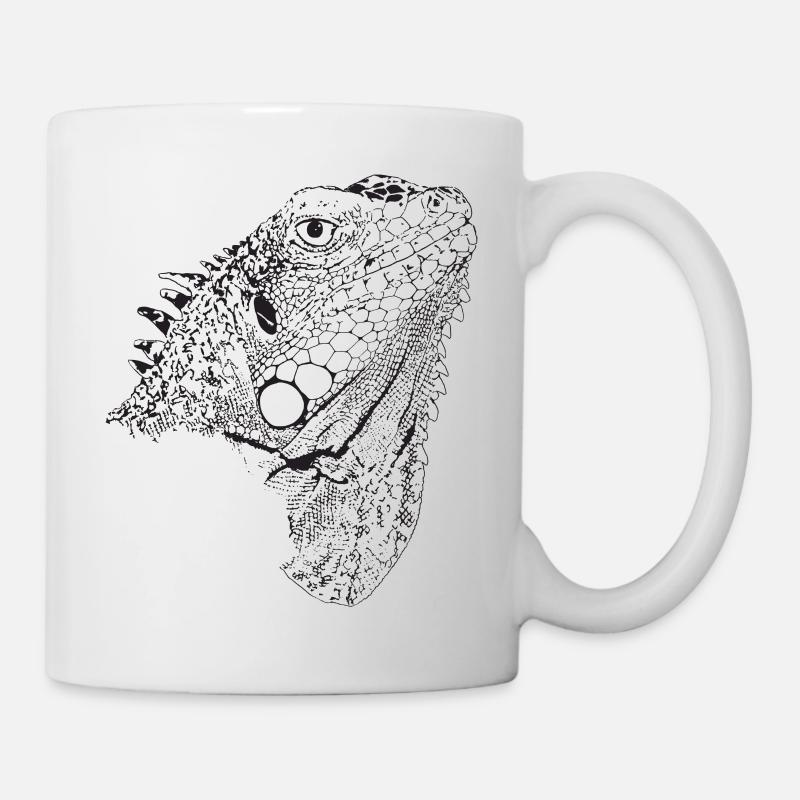 Iguana, design by Mondwinkel - Mug - white