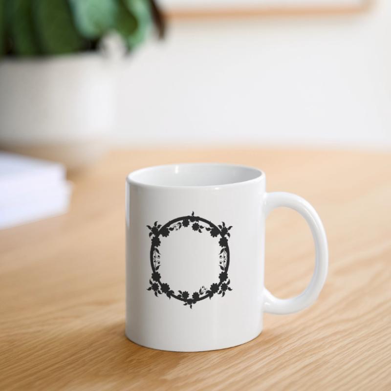 Ornaments Circular frame Basic text Mug