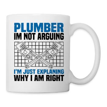 Plumber - Mug - white - Right