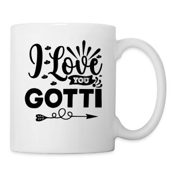 Je t’aime Gotti Marraine Suisse Marraine - Mug blanc - blanc - Droite