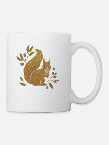 Wild animals - Squirrels - Mug - white
