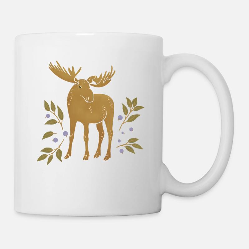 Wild animals - Moose - Mug - white