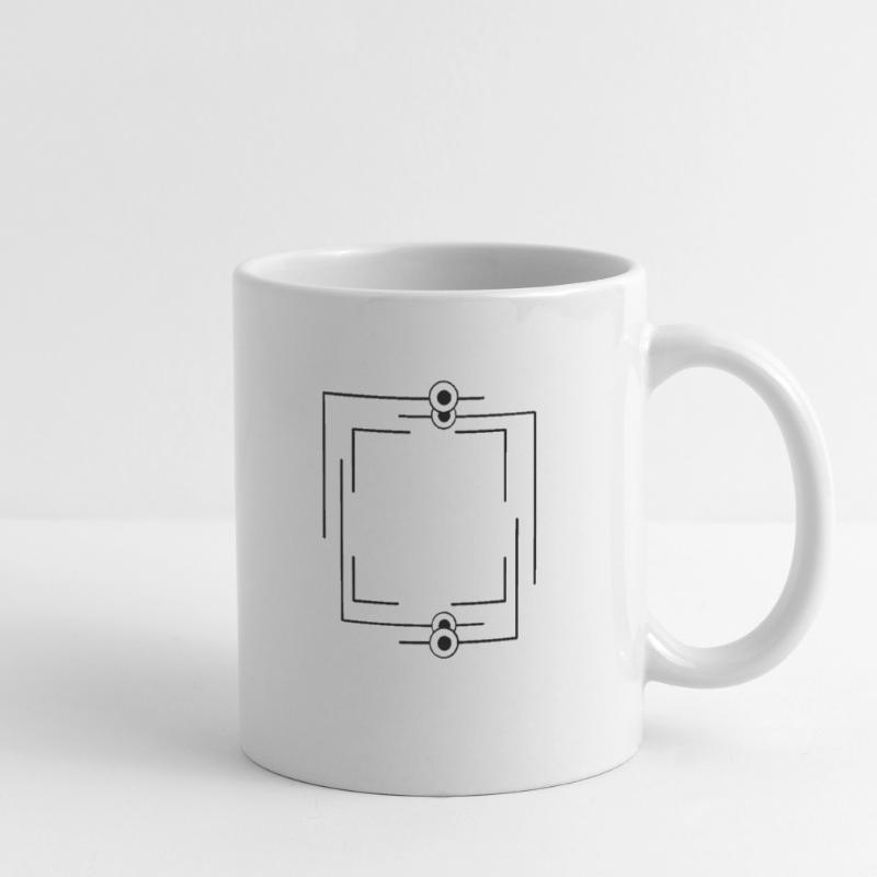 Thick Lines Thin Strokes Frames Mug