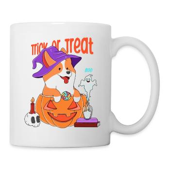Corgi Halloween - Mug - white - Right