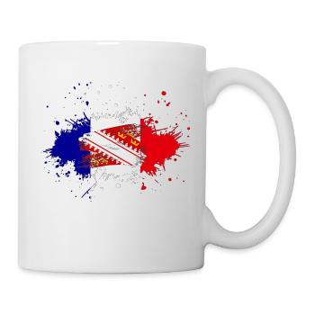 Splash Tricolore Elsass - Tasse - Weiß - Rechts
