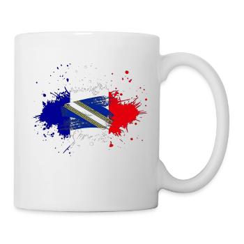 Splash Tricolor Ardenne - Tasse - Weiß - Rechts