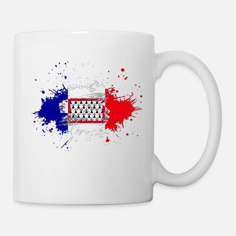Splash Tricolore Limousin - Tasse - Weiß