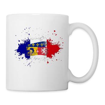 Splash Tricolore Rhône-Alpes - Tasse - Weiß - Rechts