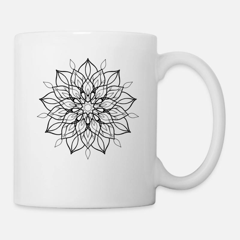 Mandala - Mug blanc - blanc