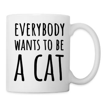 Everyone wants to become a song cat - Mug - white - Right