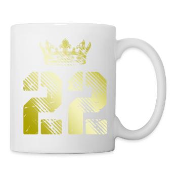 22 Number crown - Mug - white - Right