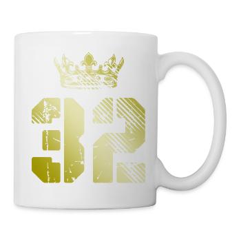 32 Number crown - Mug - white - Right