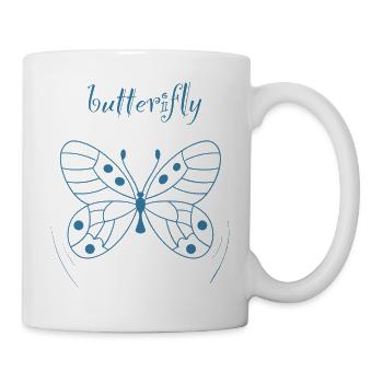 Butterfly - Tasse - Weiß - Rechts