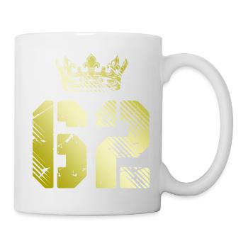 62 Couronne numérique - Mug blanc - blanc - Droite