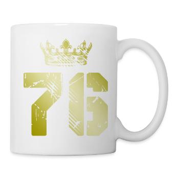 76 Number crown - Mug - white - Right