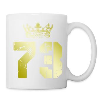 73 Number crown - Mug - white - Right