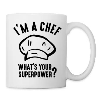 Chef Superpower - Mug - white - Right