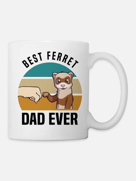 Frettchen - Tasse - Weiß