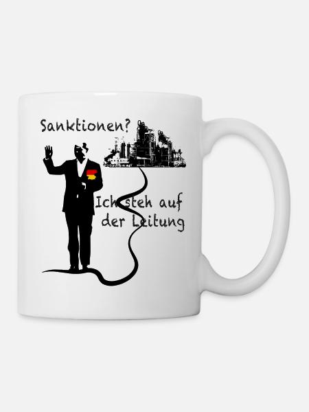 sanktionen? - Tasse - Weiß