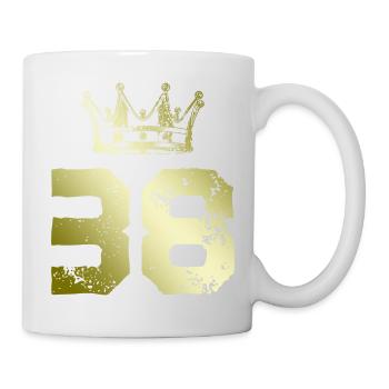 38 Number crown - Mug - white - Right