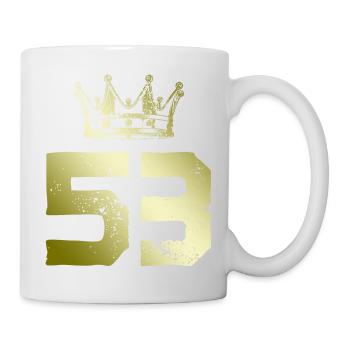 53 Number crown - Mug - white - Right