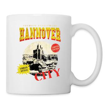 Hanovre Allemagne City Skyline Vintage Rétro - Mug blanc - blanc - Droite
