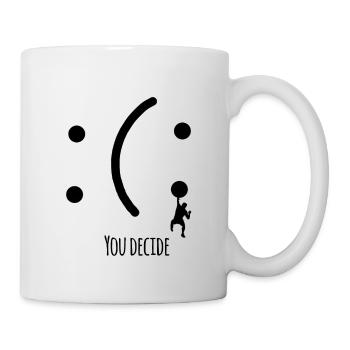klettern bouldern - Tasse - Weiß - Rechts