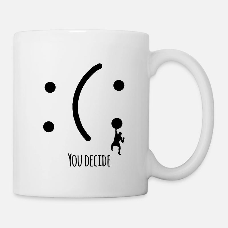 klettern bouldern - Tasse - Weiß