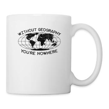 Earth Globe Geography Teacher Humor - Mug - white - Right