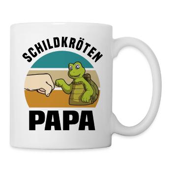 Schildkröten - Tasse - Weiß - Rechts