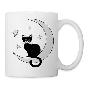 Cat - Mug - white - Right