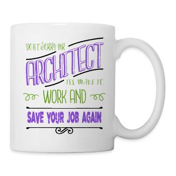 citation drôle cool john carpenter tshirts happy - Mug blanc - blanc - Droite