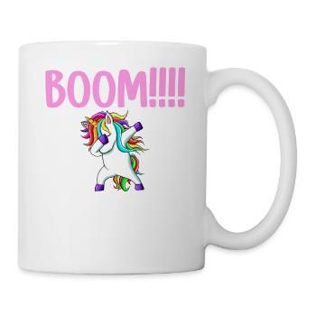 Dabbing birthday unicorn for kid 12 years old girl - Mug blanc - blanc - Droite