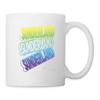Sunderland England UK City Font Skyline Home - Mug - white - Right