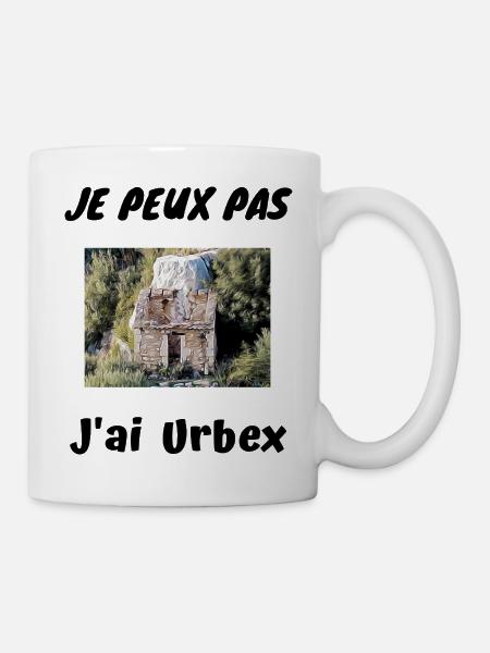 Je peux pas J'ai Urbex - Mug blanc - blanc