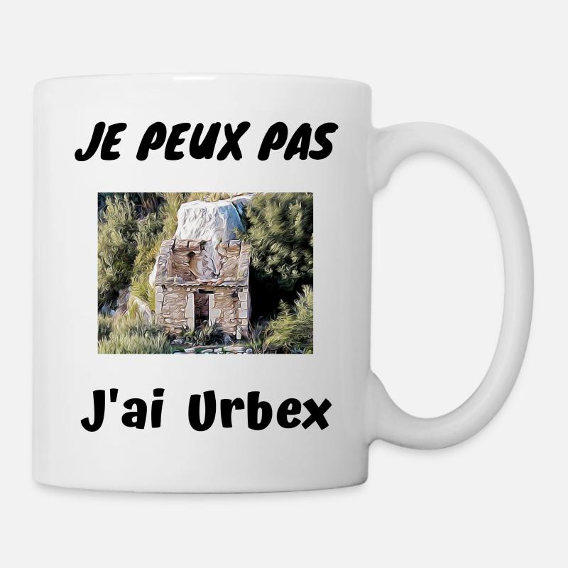 Je peux pas J'ai Urbex - Mug blanc - blanc