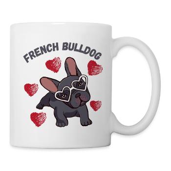 Français Bulldog Parfait pour le café - Mug blanc - blanc - Droite
