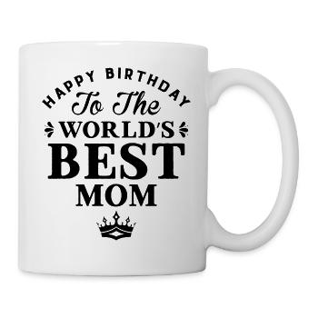 Idée cadeau de mère pour l’anniversaire Meilleure mère - Mug blanc - blanc - Droite