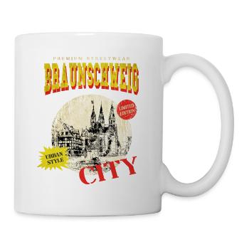Braunschweig Germany City Skyline Vintage - Mug - white - Right